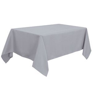 Polyester Tablecloth Wrinkle and Spillproof 60"x104" Gray